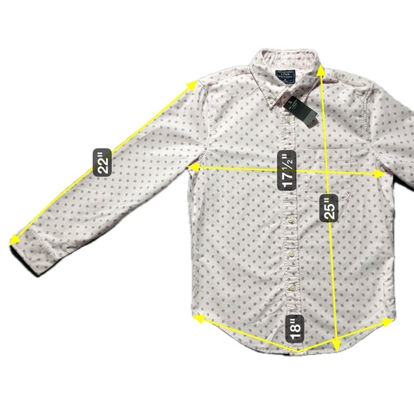 Abercrombie & Fitch Men’s Long Sleeve Button-Front Shirt in XS Pink - Picture 4 of 7